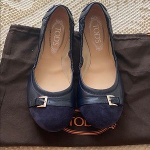 TODβS loafers ballet leather new size 9